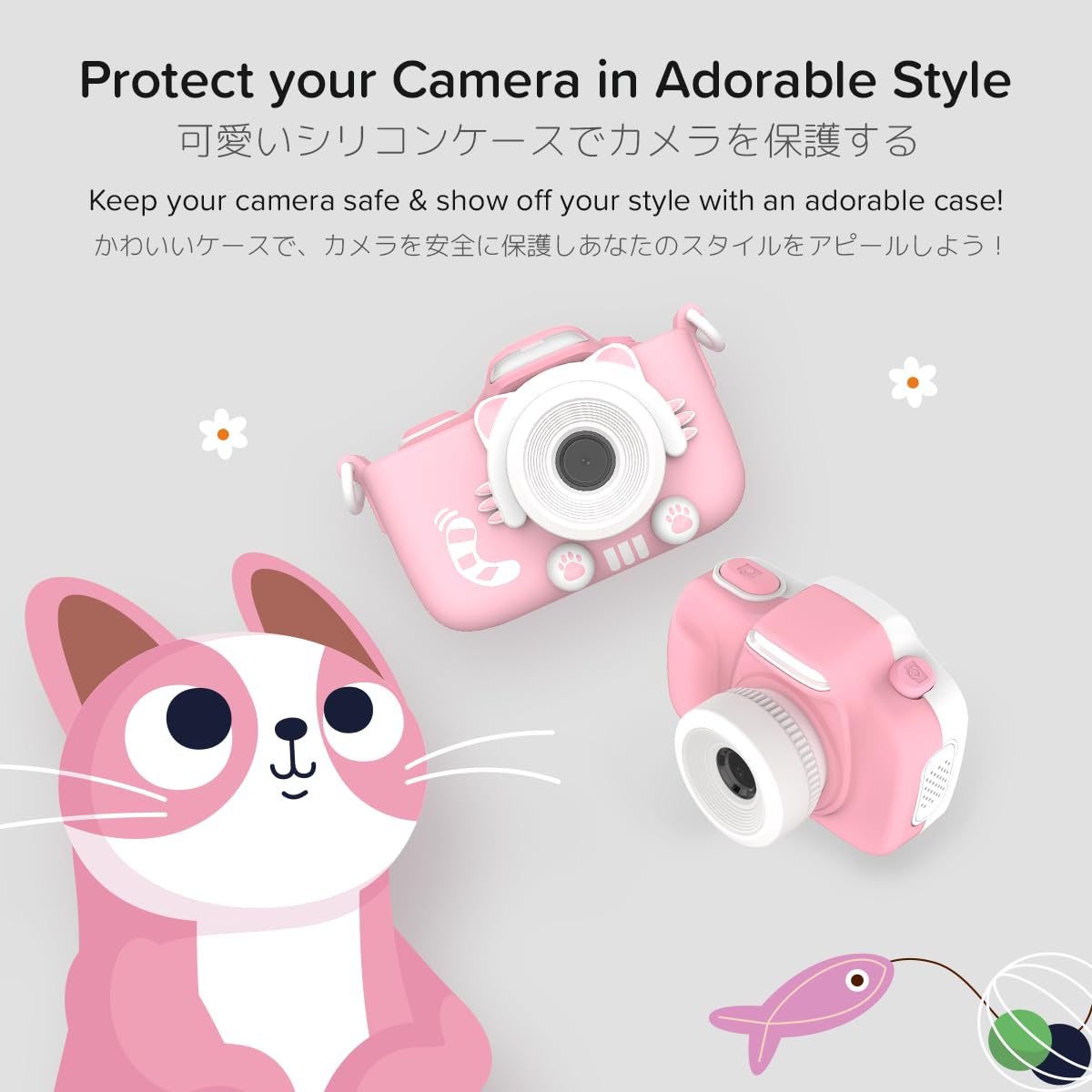 Myfirst Camera 3 Mini Camera For Kids Christmas Birthday Gift For Boys Girls Adults Age 4 15 For Travel With Extra Selfie Lens 1